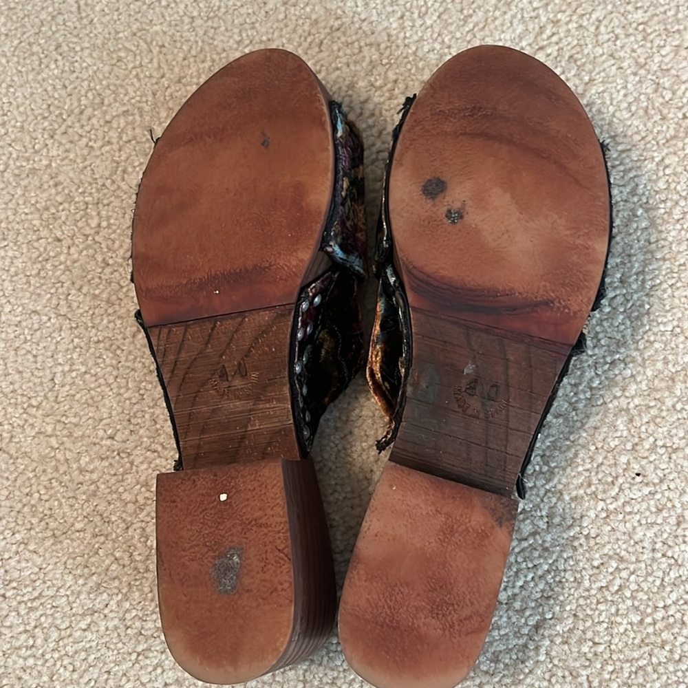 Free People Velvet Dream Wooden Sandals - Picture 5 of 7